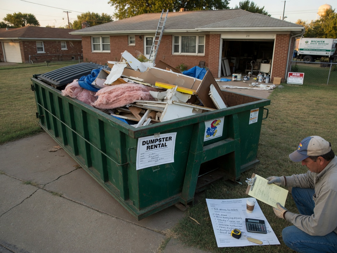 Dumpster Rental Cost Wichita: What Affects Pricing for Home Projects